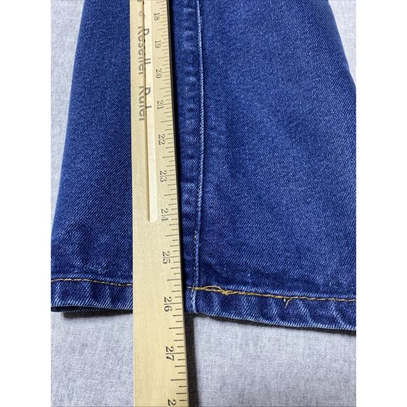 Levis 517 Jeans Mens Tag 32x29 Actual 32x26 Blue Bootcut Western Americana - Picture 10 of 14